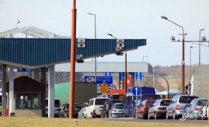 На гродзенскай мытні затрымалі грузавік граница збор за перасячэнне мяжы