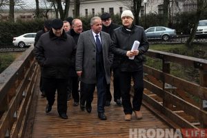 Міністр культуры Юрый Бондар наведаў у Гродне Стары замак і Каложу Міністр культуры Юрый Бондар наведаў у Гродне Стары замак і Каложу