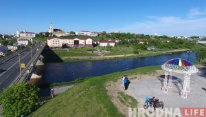 І бацька, і маці. Глядзіце відэа з палёта над Нёманам