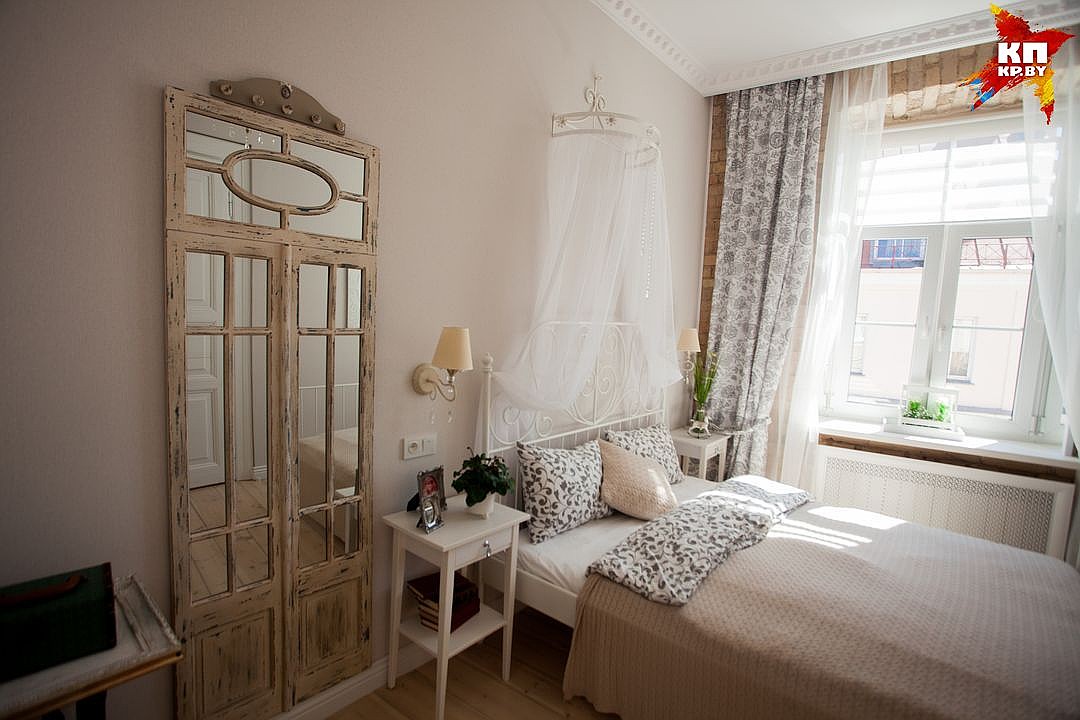 Рамантыка ў цэнтры Гродна: рамонт у кватэры царскіх часоў за $ 25 тысяч