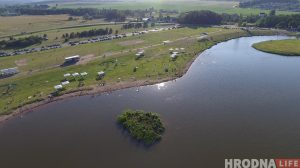 Раёны.Кварталы: Паляцелі на Юбілейку - загараць і купацца, пакуль лета не скончылася! (відэа з дрона) Возера "Юбілейнае" у Гродне. Ілюстрацыйнае фота: Hrodna.life