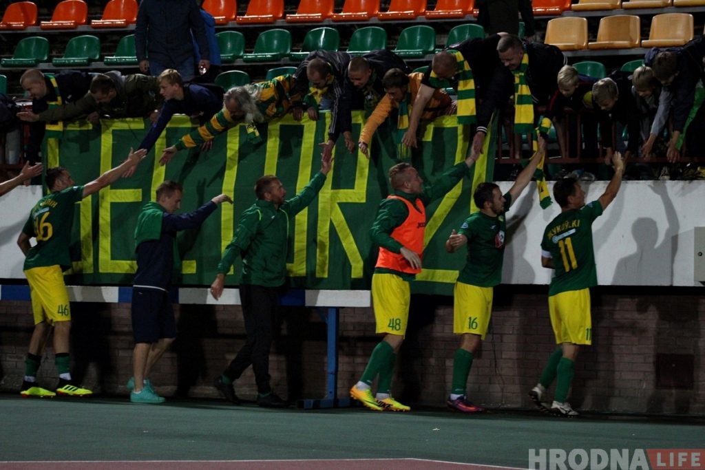 Футбольны "Нёман" на выездзе мінімальна саступіў мінскаму "Дынама"