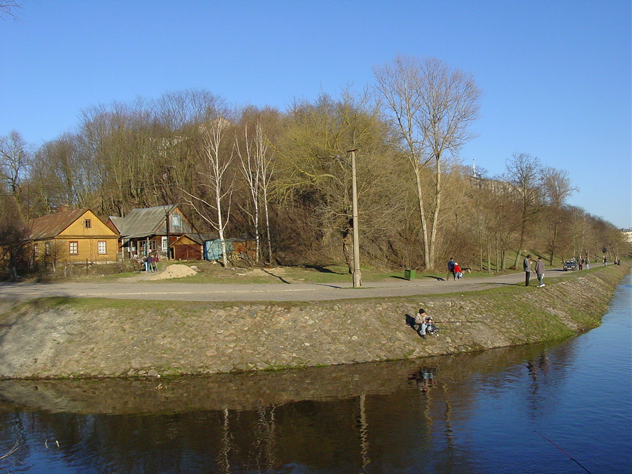 Вусце Гараднічанкі ў 2005 г. З дрэваў на здымку не засталося ніводнага