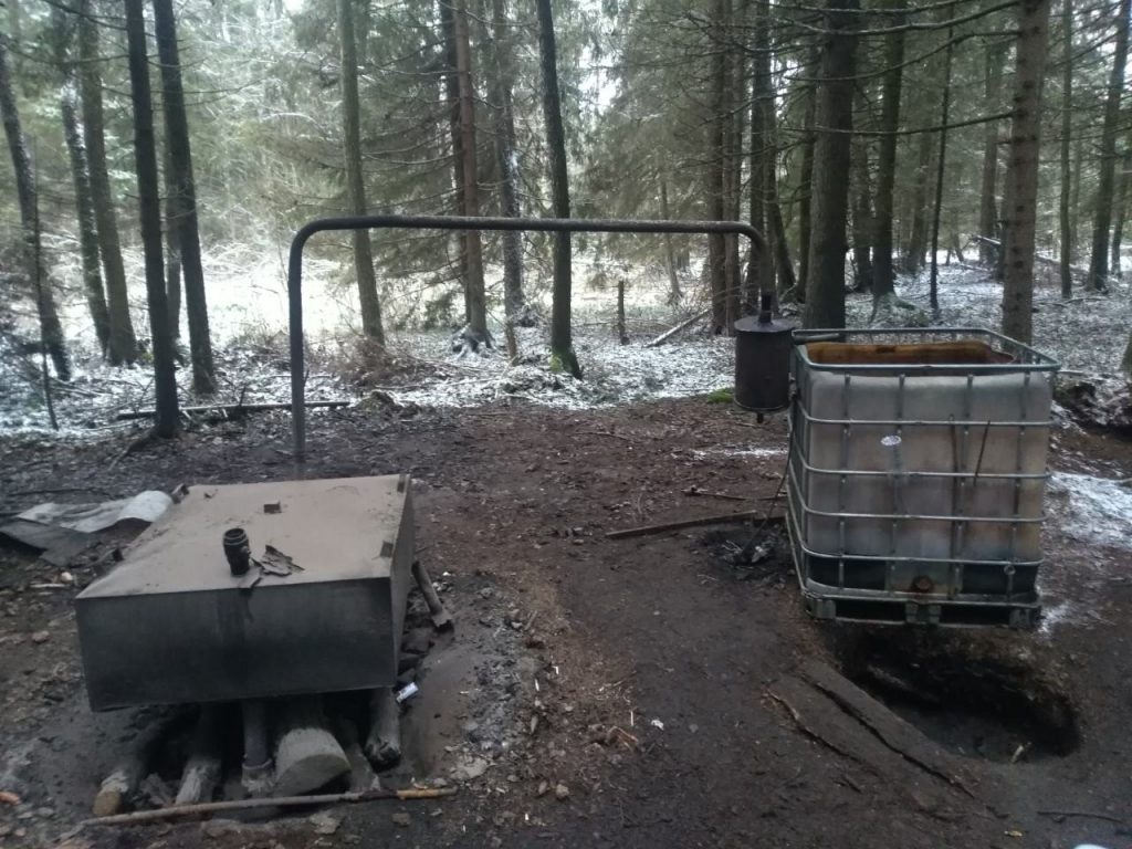 У Белавежскай пушчы знайшлі 4000 літраў брагі. Вытворца кажа, што на вяселле сыну