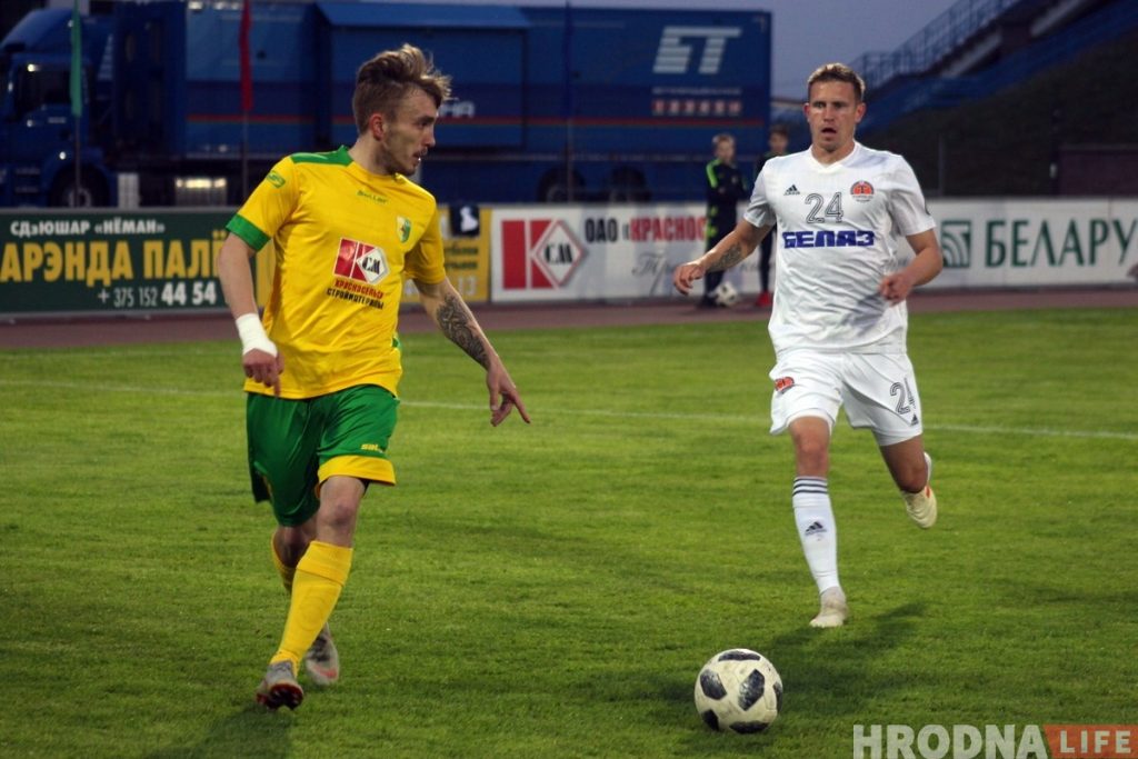 "Нёман" на сваім полі згуляў унічыю з "Тарпеда-БелАЗ" "Нёман" на сваім полі згуляў унічыю з "Тарпеда-БелАЗ"