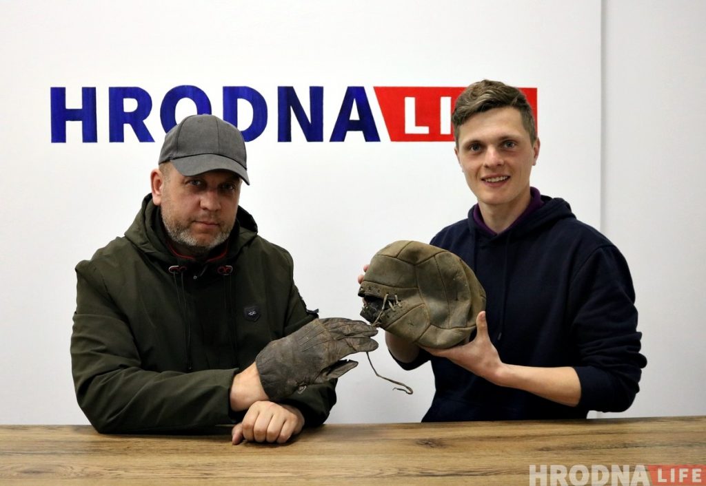 Чытач знайшоў футбольны мяч, якім маглі гуляць у міжваенным Гродне Чытач знайшоў футбольны мяч, якім маглі гуляць у міжваенным Гродне