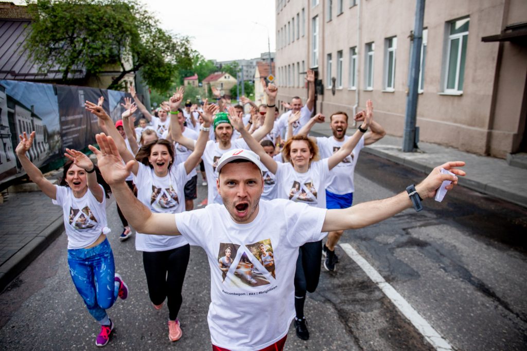 Дабрачынныя «Еўрапейскія забегі» #velcombegom праходзяць у Гродзенскай вобласці разам з эстафетай «Полымя свету»