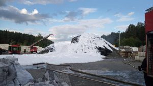 Гарыць лес на палігоне пад Гродна. Плошча пажару каля 5 га