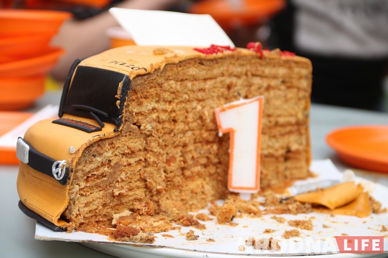 Гродзенскі піцатрак адзначыў першы дзень народзінаў Гродзенскі піцатрак адзначыў першы дзень народзінаў