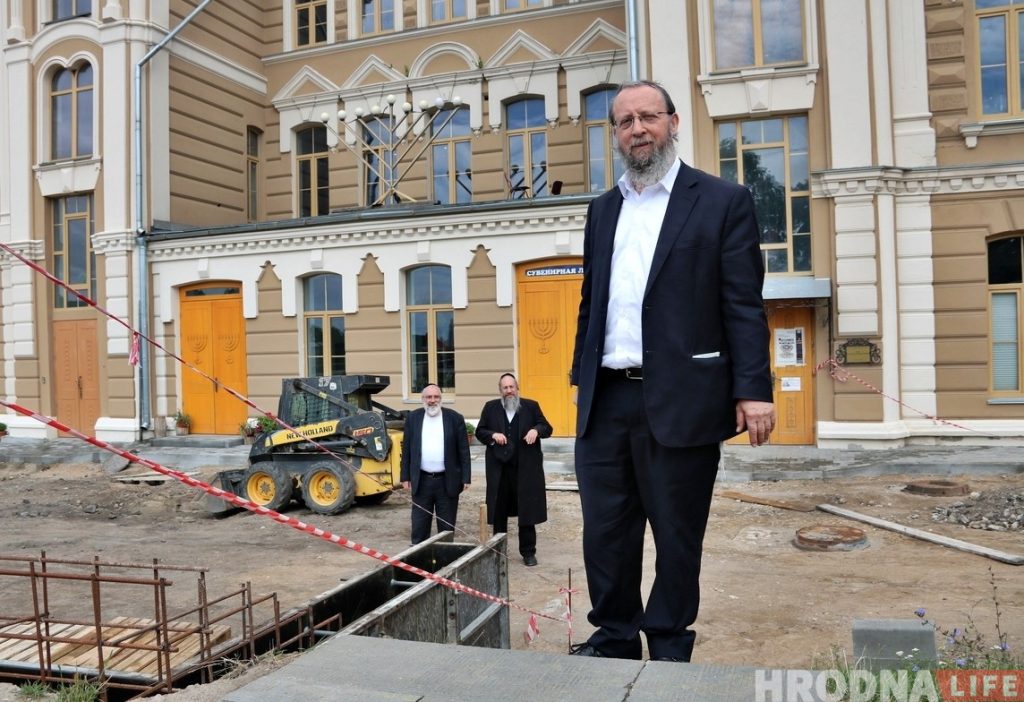 Дзве гадзіны на зямлі продкаў: у Гродна прыязджаў нашчадак Нохума Каплана