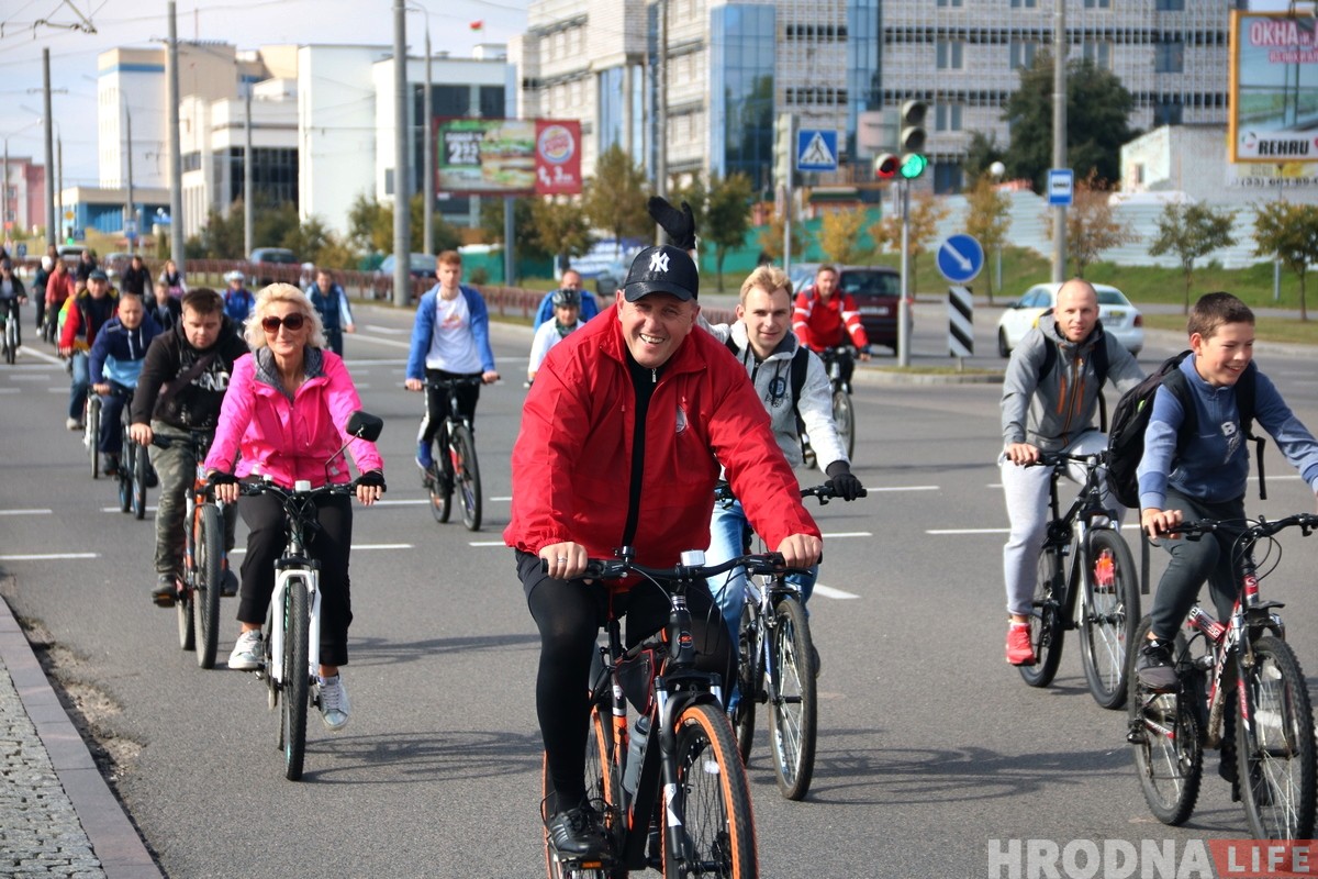 ВелаГродна Дзень без аўтамабіля велапрабег