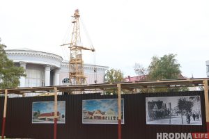 Новыя падрабязнасці рамонту на Лермантава: знішчаныя расліны адновяць, тэрыторыю ўпарадкуюць, зробяць уезд з боку Чкалава (абноўлена) застройка замковой сквер Дом рыбака