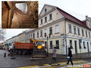 На Савецкай да старадаўняга сутарэння робяць дадатковы ўваход. Там адкрыецца кафэ-пякарня