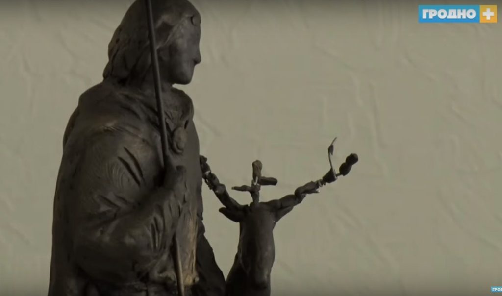 Якім будзе святы Губерт? У Гродне паказалі мяккую мадэль новай гарадской скульптуры