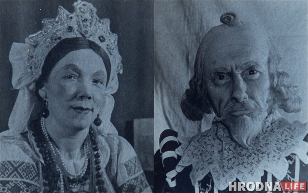 Актеры Александра Халина и Борис Зубаков, которые играли в театрах Брянска, Бобруйска и Гродно