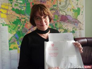 Вольга Барэйка і генплан Гродна