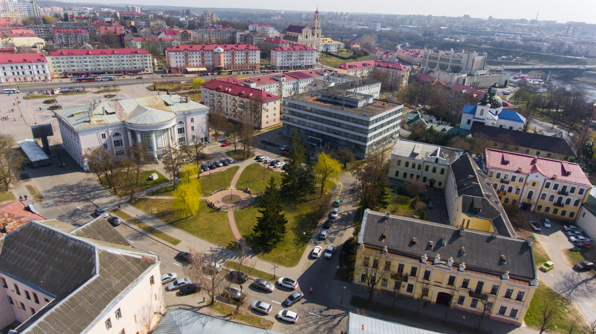 Вуліца Замкавая. Фотаздымак 2019 г. А.Саенкі