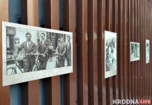 На фасадзе "Kazzarma Mall" з'явіліся фатаграфіі гродзенцаў міжваеннага перыяду