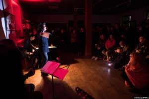 «Сядуць усе». У Горадні прайшла «Ноч нерасстралянай паэзіі» «Сядуць усе». У Горадні прайшла «Ноч нерасстралянай паэзіі»