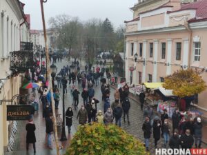 Гродна 15 лістапада: акцыя памяці Бандарэнка, разбурэнне мемарыялаў, дзясяткі затрыманняў