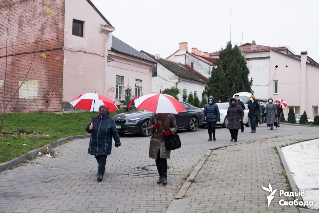 Гродзенскія пенсіянеры выйшлі на Марш мудрасці