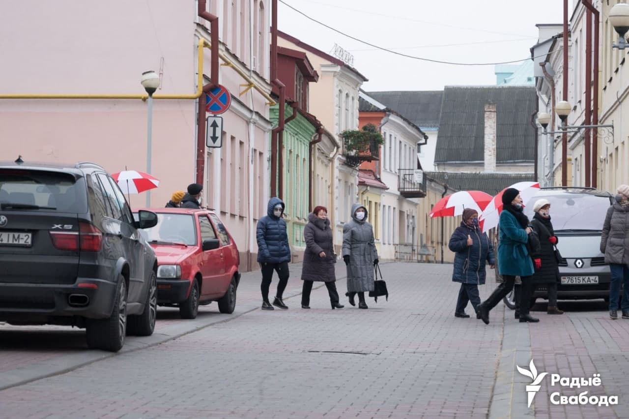 Гродзенскія пенсіянеры выйшлі на Марш мудрасці