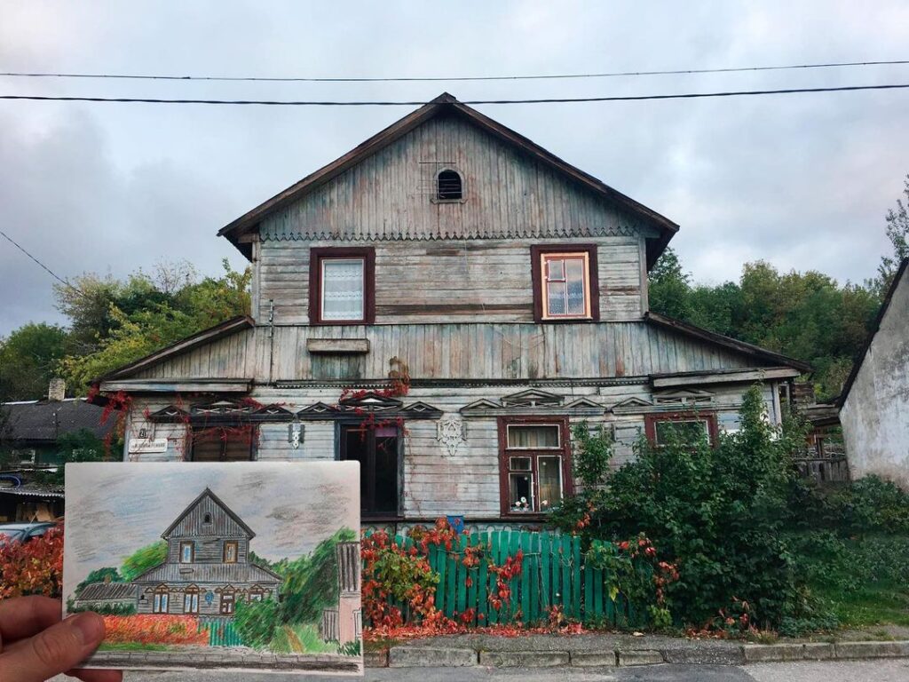 драўляныя будынкі