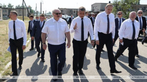 Вайсковае становішча, мярзотнікі па той бок мяжы і дыктатура. Што Лукашэнка сказаў у Свіслачы