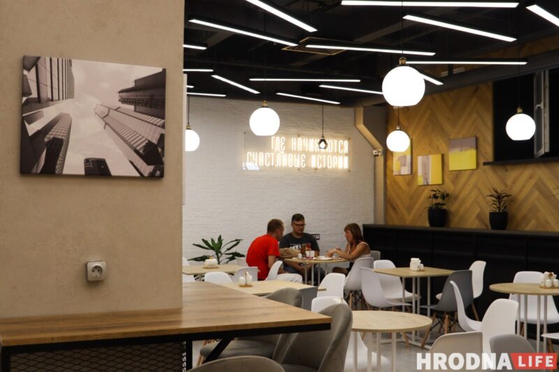 Сняданкі да абеду і вячэра са зніжкай. Ацаніце 4 канцэпцыі грамадскага харчавання ў новай установе ў цэнтры Гродна