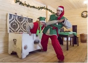 Бондарава атакавала аграсядзібу, дзе робяць "голубичное" варэнне для "нетрадыцыйнага" Санта-Клаўса Новы год у сядзібе. Фота: folvark.by/