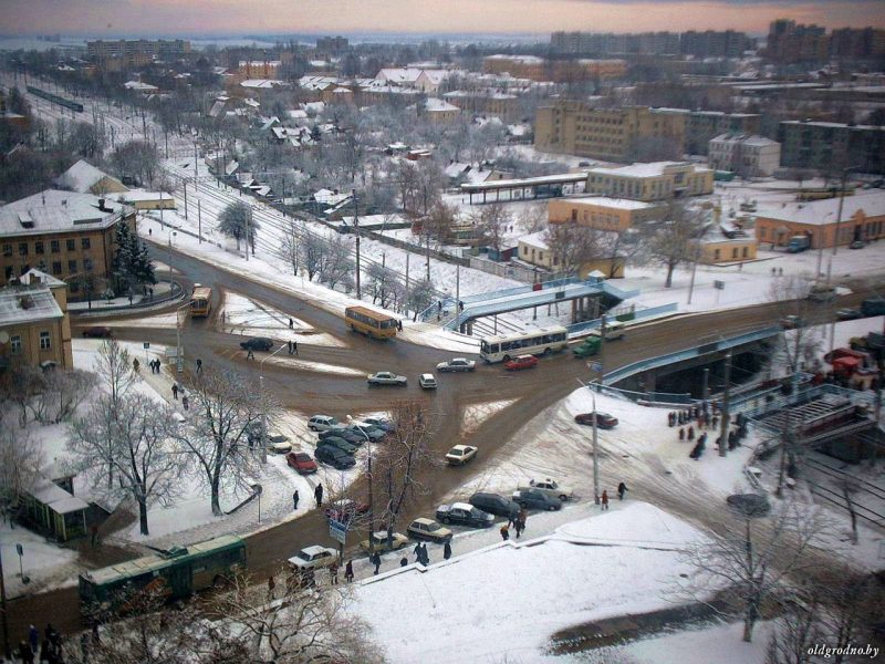 Гродна зімой 2003. Фота: oldgrodno.by