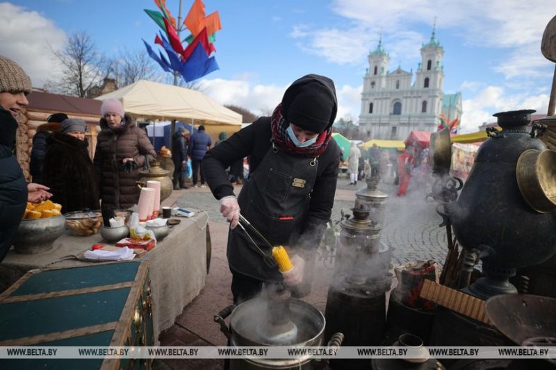 Святкаванне Казюкаў у Гродне