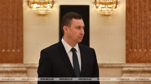 Старшыня Гродзенскага гарвыканкама Андрэй Хмель