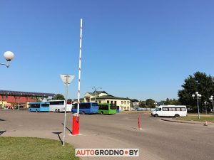 У цэнтры Гродна з’явіліся тры новыя шлагбаумы: дзе і навошта шлагбаум аўтавакзал