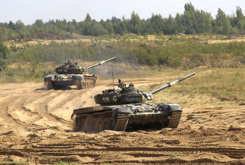 Танк абстраляў Парэчча. Вучэнні на Гожскім палігоне, 8 жніўня 2023