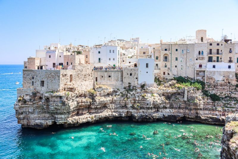 Polignano a Mare - поўдзень Італіі