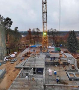 Будаўніцтва новага корпуса кардыялагічнага цэнтра у Гродне