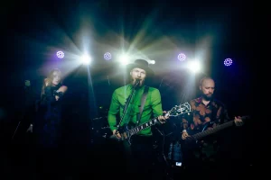 Сяргей Башлыкевіч і гурт Leibonik на канцэрце