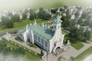 У гонар мясцовай святой, расстралянай каля Гродна. Што за касцёл будуюць у Баранавічах? Проект костела в Барановичах-2