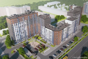 Яшчэ вышэйшы. Якім будзе новы жылы комплекс на месцы прыватных дамоў па Савецкіх пагранічнікаў Візуалізацыя новага жылога комплексу на Савецкіх пагранічнікаў