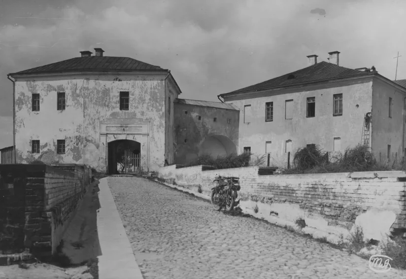 Стары замак у Гродне ў міжваенны час. Фота: Narodowe Archiwum Cyfrowe