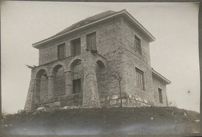 Дабудаваны дом у Грандзіцкай афіцэрскай калоніі ў Гродне. 1924 год