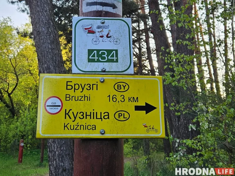 У пункце пропуску "Брузгі-Кузніца" надзвычайнае здарэнне: кіроўца знёс плот, яго затрымалі