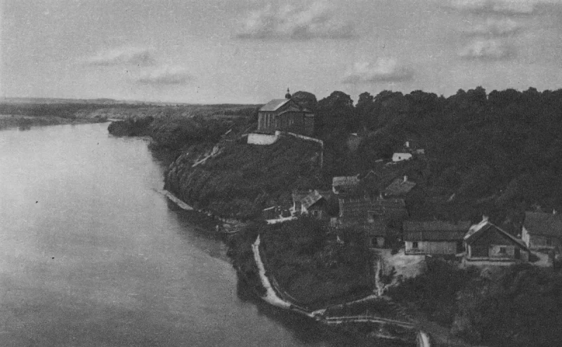 Візіт папскага нунцыя, спрэчкі наконт плошчы Баторыя, ваўкі ў ваколіцах: пра што пісалі гродзенскія газеты 100 гадоў таму Від на Каложу ў міжваенным Гродне. Фота: Narodowe Archiwum Cyfrowe