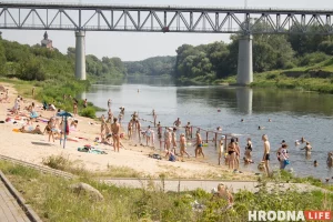 Цэнтральны пляж у Гродне. Фота: Hrodna.life