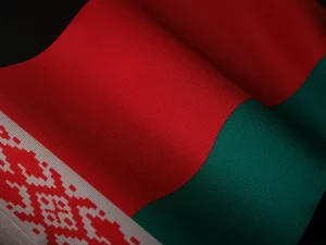 У Гродне будуць паказваць чырвона-зялёныя галаграмы Чырвона-зялёны сцяг.