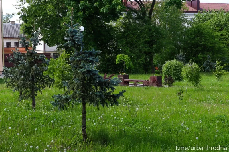 Сквер во дворах на Советской