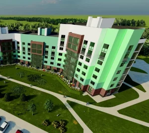 "Дом Лютэка" на Віленскай прадалі: там пачынаецца рамонт Рэндар дома з тэрасамі на Фолюшы. Крыніца: ghb.by