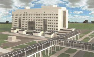 Праект новага корпуса медуніверсітэта. Крыніца: grodno.gov.by