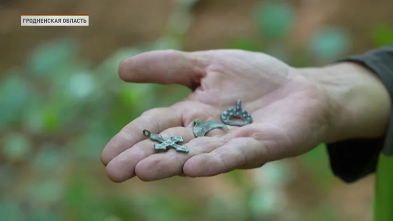 Раскопкі ў Гальшанах. Фота: скрын з відэа